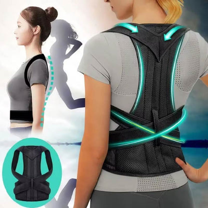Corrector de postura ajustable para hombre y mujer / Mejora tu postura en minutos🔥