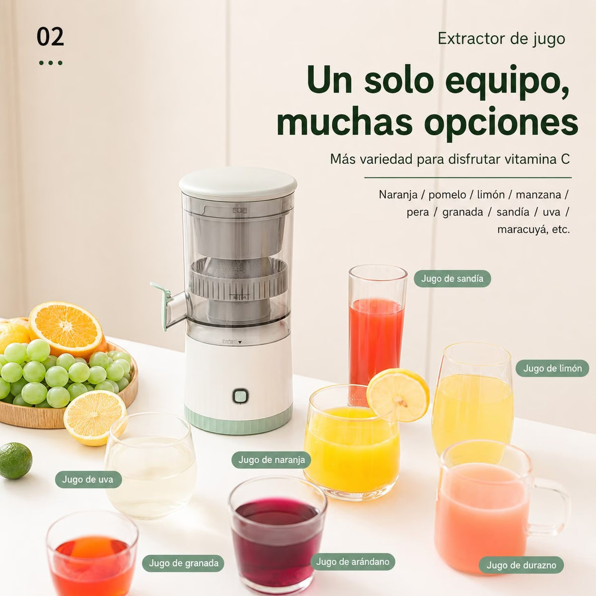 EXPRIMIDOR DE FRUTAS | EXPRIMIR JUGOS NUNCA FUE TAN FÁCIL