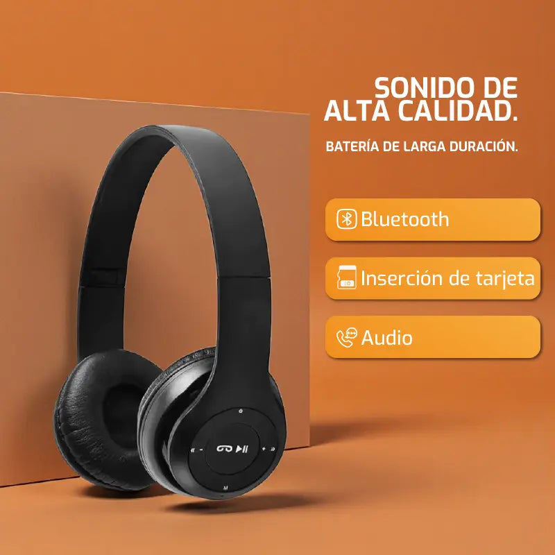 🎧 Audífonos P47 – Sonido Potente, Libertad Real y Comodidad Todo el Día