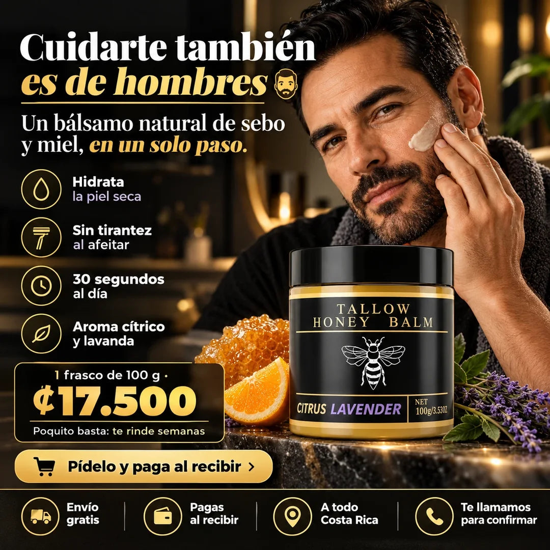 Bálsamo de sebo y miel Tallow Honey Balm para hombre
