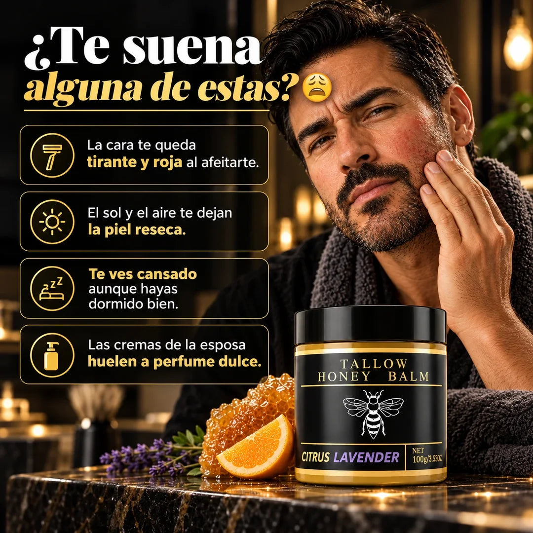 La cara tirante al afeitarte