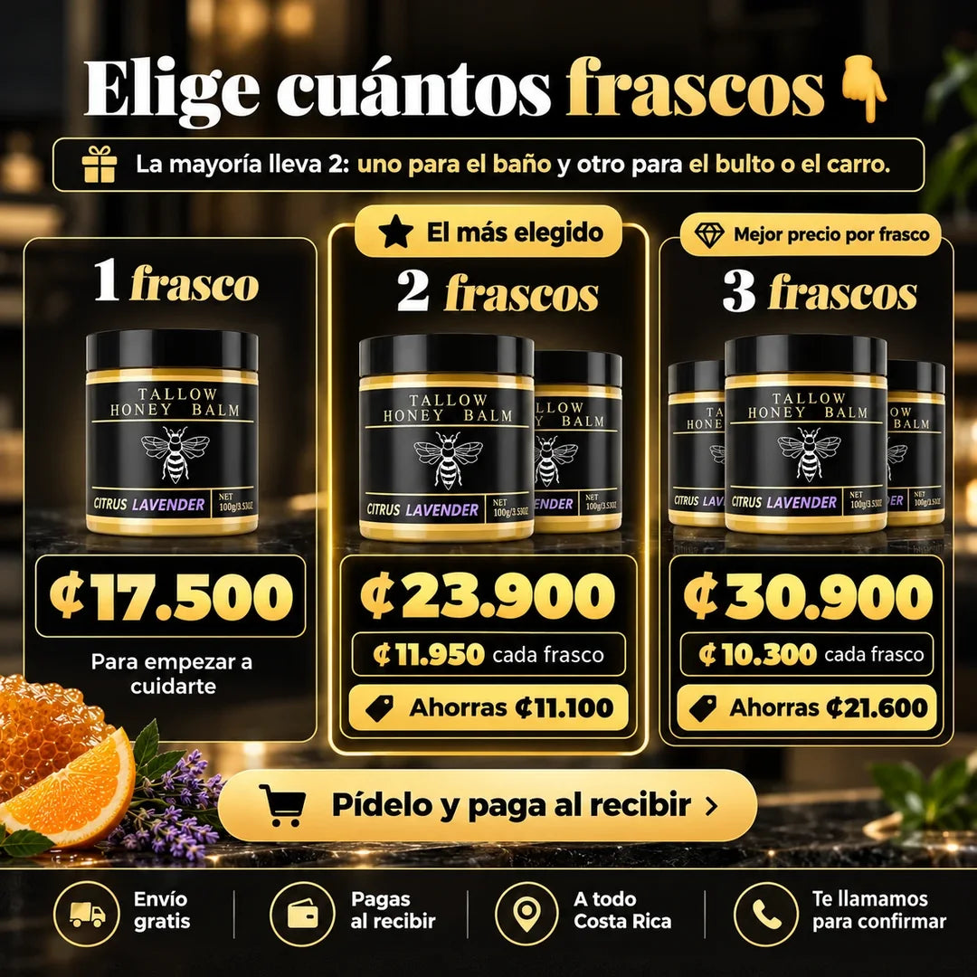 Uno, dos o tres frascos de bálsamo