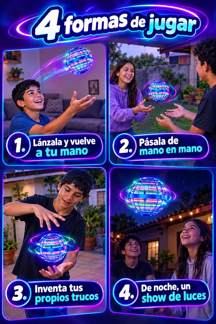Cuatro formas de jugar con la bola voladora