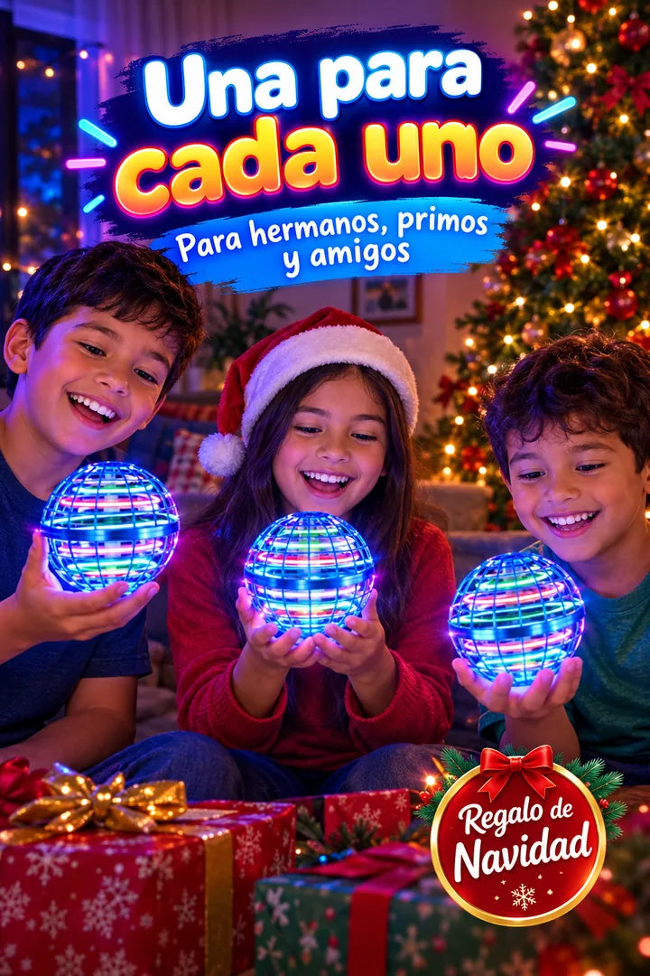 Una bola voladora para cada niño en Navidad