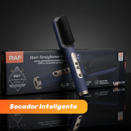 Cepillo alisador Profesional 2 en 1 | Cerámico | Anti quemadura |