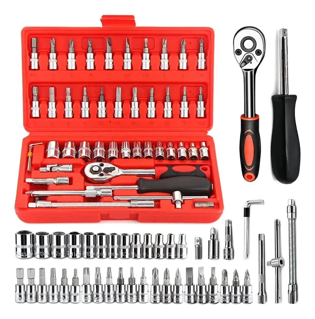Set de Herramientas HE-030 46 Piezas – Reparaciones Profesionales en tu Propia Casa