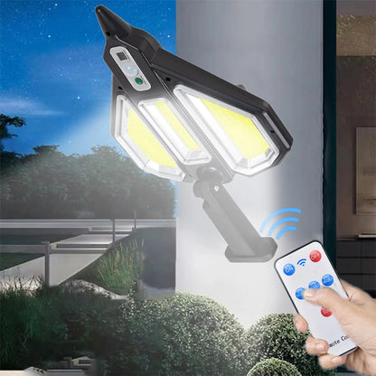 Lámpara Solar LED con Sensor Inteligente – Iluminación Automática y Seguridad Total para tu Hogar