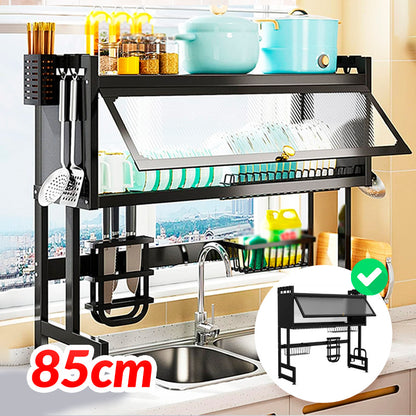 Escurridor de Platos Premium: 🔥 Convierte Tu Cocina en un Espacio Ordenado y Elegante. Adios al Desorden Visual en Tu Cocina