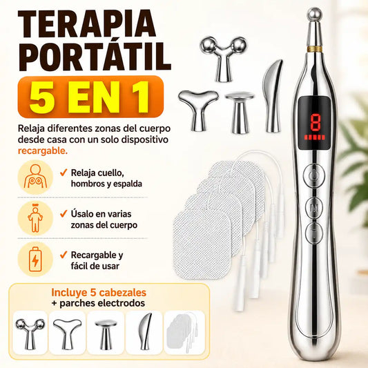 Kit de Terapia Corporal 5 en 1 – Convierte el cansancio en alivio – En pocos minutos al día