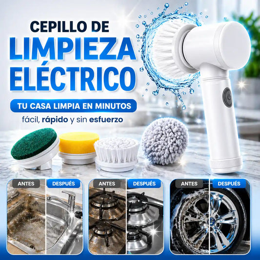 Cepillo de Limpieza Eléctrico | Tu casa limpia en minutos — fácil, rápido y sin esfuerzo