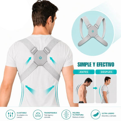 CORRECTOR DE HÁBITO DE MALA POSTURA CON SENSOR Y VIBRACIÓN