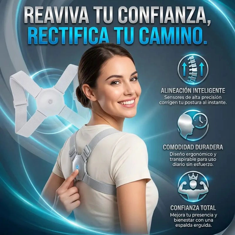 CORRECTOR DE HÁBITO DE MALA POSTURA CON SENSOR Y VIBRACIÓN