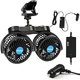 VENTILADOR DOBLE PARA CARRO