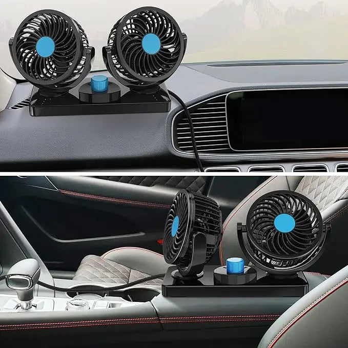 VENTILADOR DOBLE PARA CARRO
