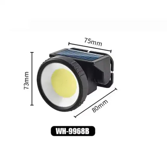Linterna solar para cabeza WH-9958A – Respaldo para operaciones mineras