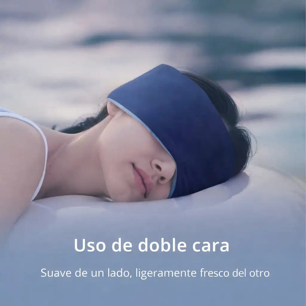 Antifaz de Seda Fría  – Duerme Profundamente con Oscuridad Total y Comodidad Absoluta