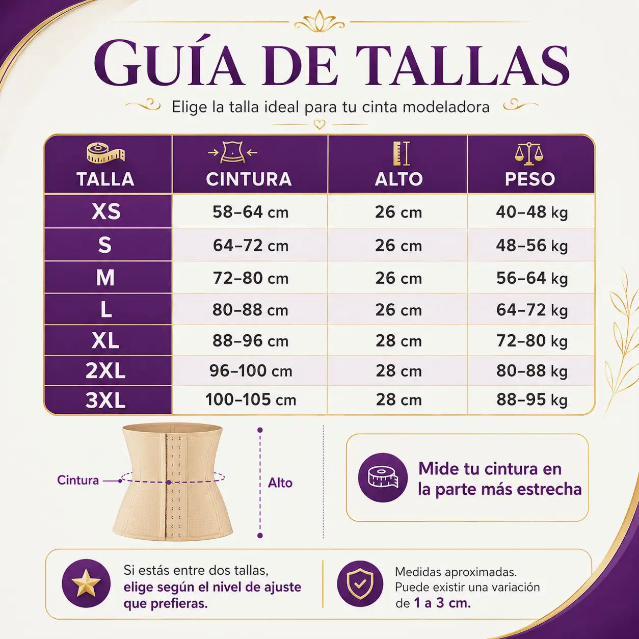 CINTURILLA MOLDEADORA | Define tu cintura y estiliza tu figura desde el primer uso ✨