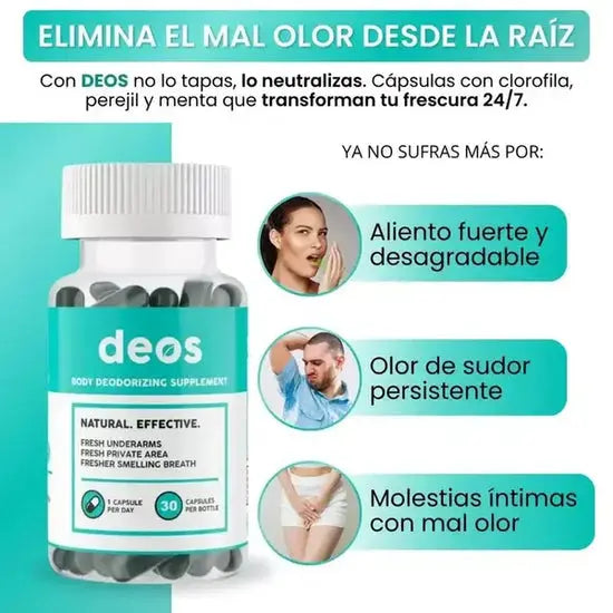 DEOS suplemento desodorante