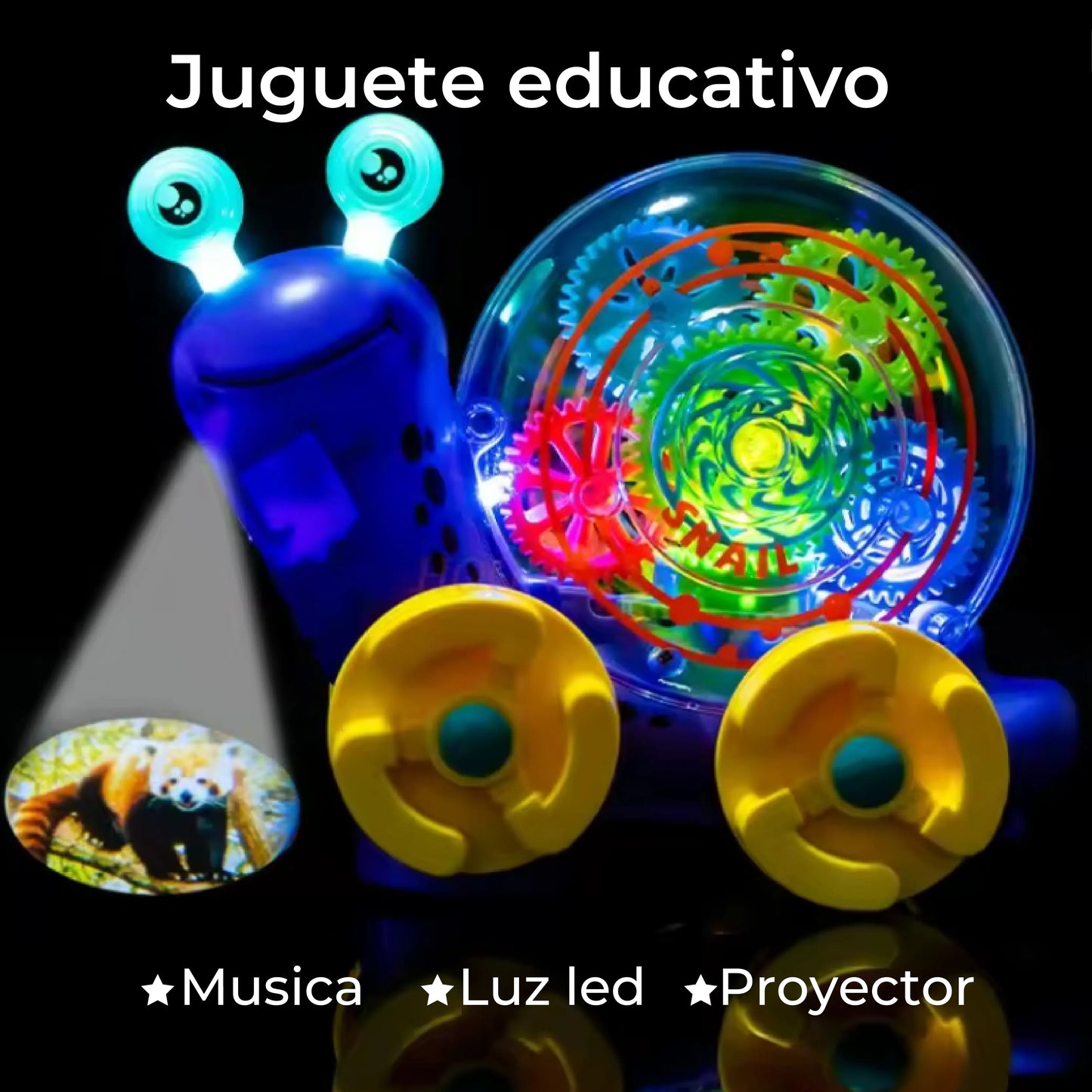Caracol electrico con luz