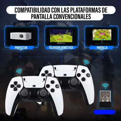 CONSOLA DE JUEGOS 2.4G DIVERSIÓN RETRO AL INSTANTE