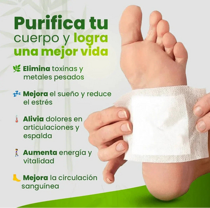 50 Parches Kinoki |Eliminan y Desintoxican tu cuerpo desde la 1era semana