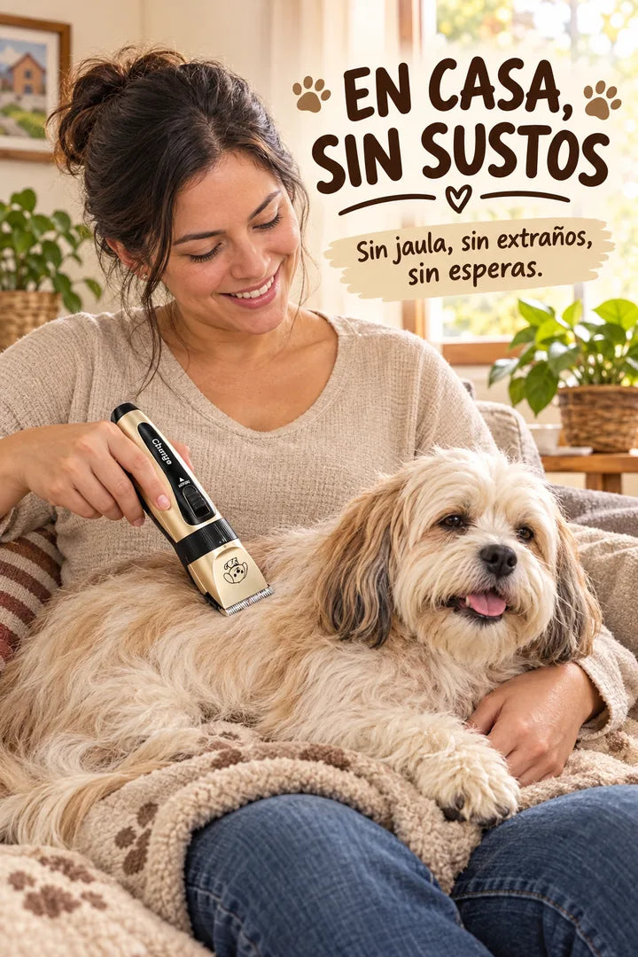 En casa, sin sustos: sin jaula, sin extraños, sin esperas
