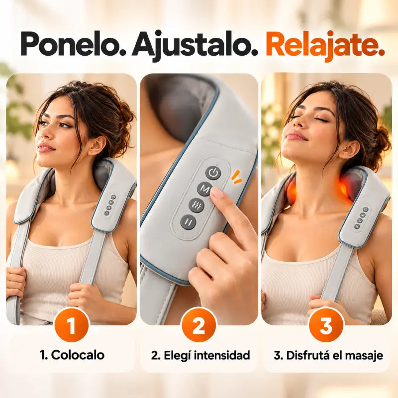 Tres pasos y tu momento de descanso empieza