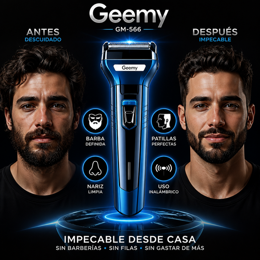 Mantén tu barba, patillas y nariz impecables en minutos desde casa.