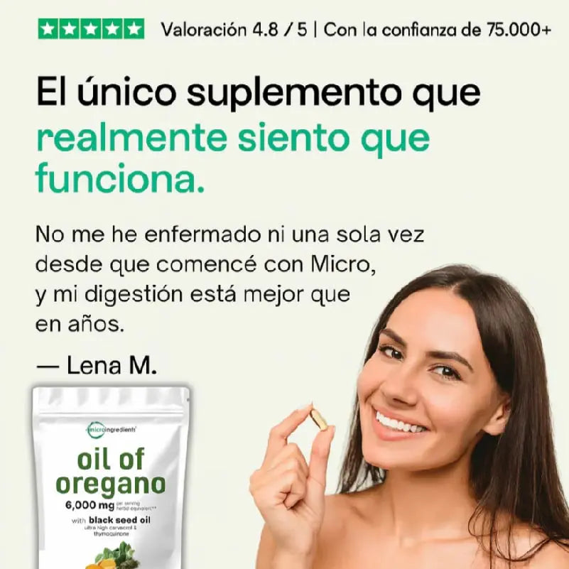 Oil of oregano | Aceite de Oregano