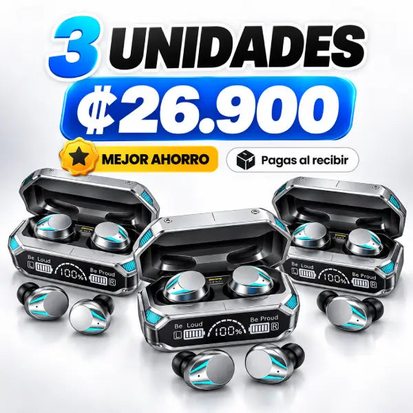 3 unidades Audífonos Gamer M41