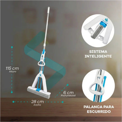 FREGONA DE PISO | Pisos Impecables Sin Esfuerzo y Secado Rápido para un Hogar Radiante💫