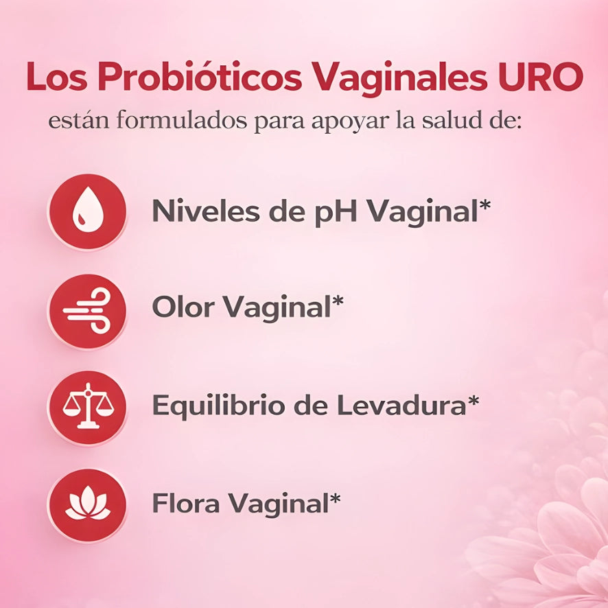 URO – Probiótico Vaginal para Frescura y Equilibrio Íntimo (60 Cápsulas)