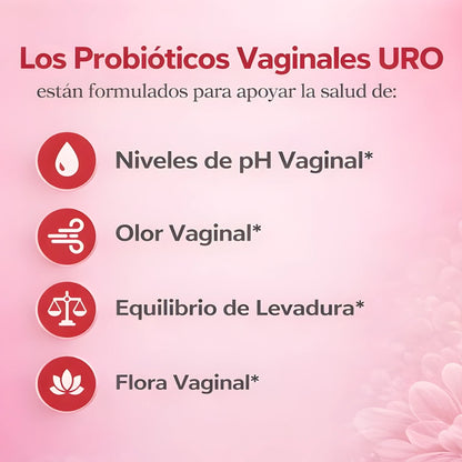 URO – Probiótico Vaginal para Frescura y Equilibrio Íntimo (60 Cápsulas)