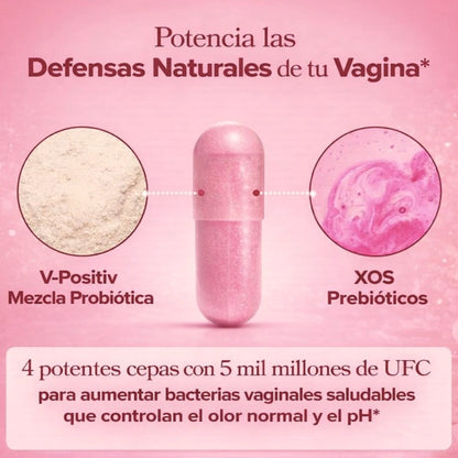 URO – Probiótico Vaginal para Frescura y Equilibrio Íntimo (60 Cápsulas)