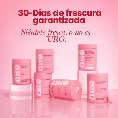 URO – Probiótico Vaginal para Frescura y Equilibrio Íntimo (60 Cápsulas)