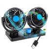 Ventilador 360° portatil para auto: Viajes más frescos y cómodos