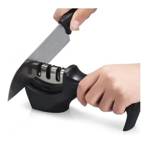 Afilador De Cuchillos de Acero con Mango Ergonómico